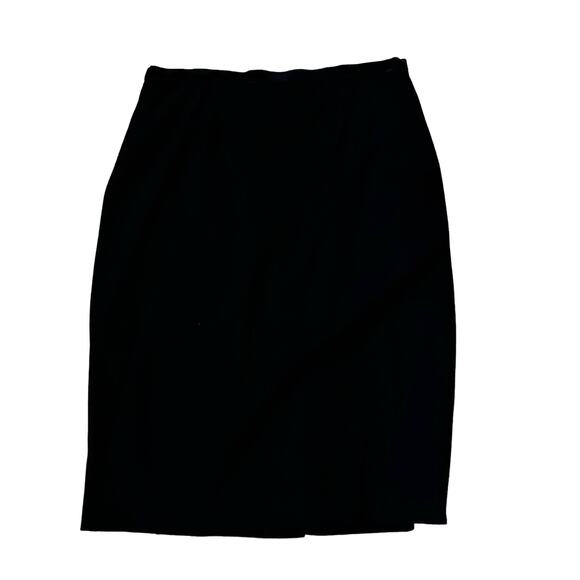 Escada Dresses & Skirts - Escada Black 100% Pure New Wool Straight Pencil Skirt Size 42 or U.S. 12